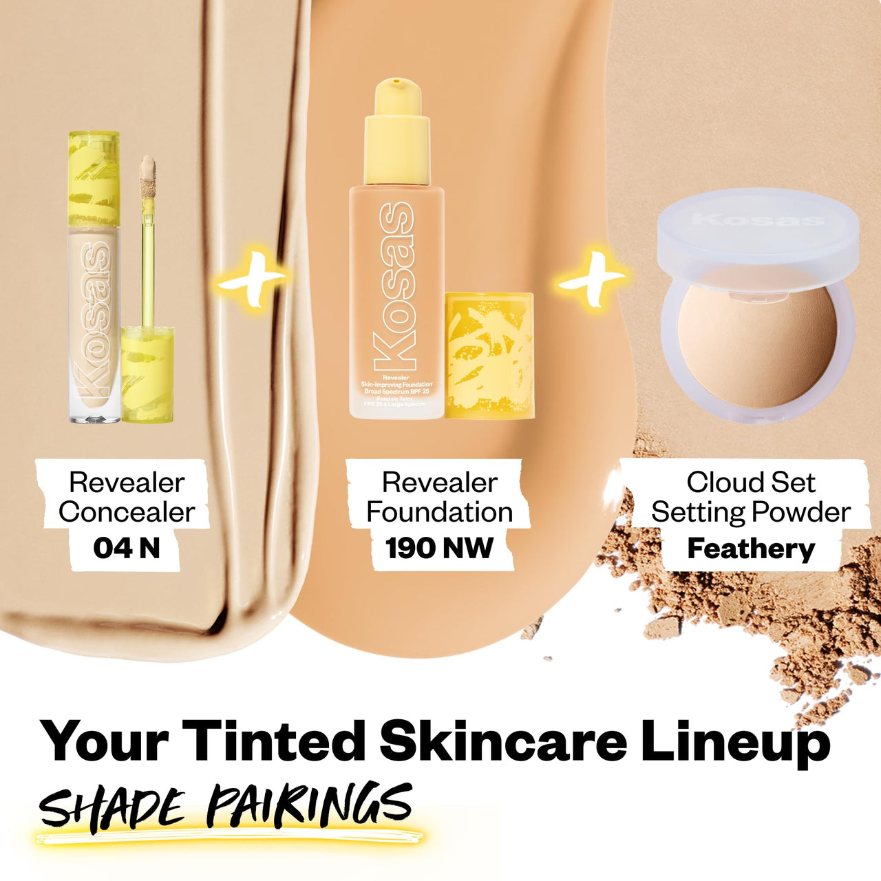 Kosas Mini Revealer Concealer - Medium Coverage Makeup, Conceals Dark Circles Under the Eyes, Dark Spots and Blemishes (Tone 04)