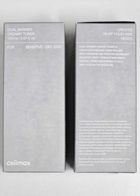 Thumbnail for celimax Dual Barrier Creamy Toner | with Ceramides, Peptide, Oil & Alcohol Free, Facial Astringent, Long Lasting Hydration, Calming, Soothing, Non Irritating,150ml