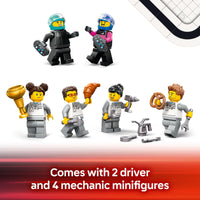 Thumbnail for LEGO City F1 Garage & Mercedes-AMG & Alpine Cars Toy - Model Race Car Building Toy and Portable Playset for Kids, Boys and Girls, Ages 7+ - F1 Collectible for Fans - Gift Idea for Birthdays - 60444