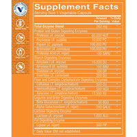 Thumbnail for The Vitamin Shoppe Digestive Enzymes - Complete Multi-Enzyme Formula | Protein Fat Carb Digestion | 180 Vegetable Capsules | Plant-Based