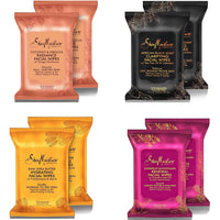Thumbnail for Shea Moisture Makeup Remover Face Wipes, African Black Soap, With Tea Tree Oil & Calendula, Removes Makeup & Dirt to Clarify Oily Blemish Prone Skin, Pack of 2, 30 Wipes Per Pack