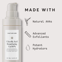 Thumbnail for Naturium Glycolic Acid Resurfacing Gel 10%, AHA Exfoliating Gel with Natural Fruit Acids, 3.0 oz
