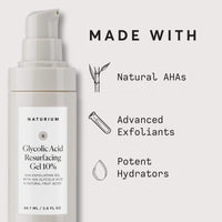 Thumbnail for Naturium Glycolic Acid Resurfacing Gel 10%, AHA Exfoliating Gel with Natural Fruit Acids, 3.0 oz