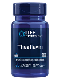 Thumbnail for Life Extension Theaflavin Standardized Extract – Tea Leaf Flavonoids, Arterial Health Support, Helps Maintain Already-Heathy Cholesterol – Gluten-Free, Non-GMO, Vegetarian – 30 Capsules