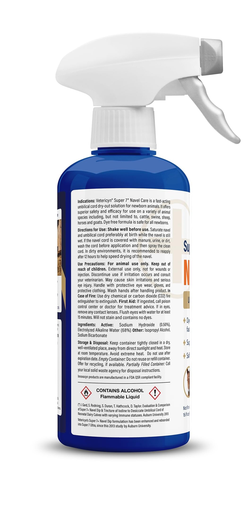 Vetericyn Super 7 Ultra Navel Care Spray, 16 oz.