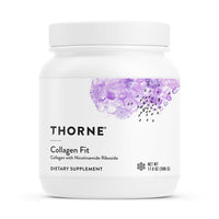 Thumbnail for THORNE - Collagen Fit - Unflavored Collagen Peptides Powder with Nicotinamide Riboside - 15g of Collagen Peptides and 14g Protein per Serving - NSF Certified for Sport - 17.8 Oz - 30 Servings