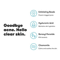 Thumbnail for Proactiv Acne Cleanser - Benzoyl Peroxide Face Wash and Acne Treatment - Daily Facial Cleanser and Hyularonic Acid Moisturizer with Exfoliating Beads - 60 Day Supply, 4 Oz
