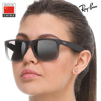 Thumbnail for Ray-Ban RB4165 JUSTIN CLASSIC Square Shape Sunglasses with Official Eyewear Kit