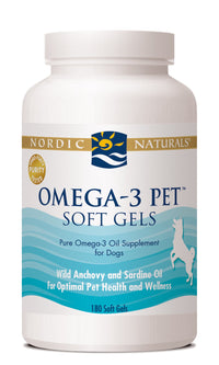 Thumbnail for Nordic Naturals Omega-3 Pet, Unflavored - 330 mg Omega-3 Per Soft Gel - 2 Pack - 360 Total Soft Gels - Fish Oil for Dogs with EPA & DHA - Promotes Heart, Skin, Coat, Joint, & Immune Health - Non-GMO