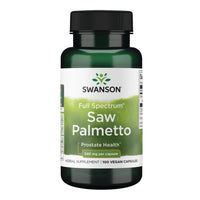 Thumbnail for Swanson Saw Palmetto - Herbal Supplement Promoting Male Prostate Health Support - Natural Hair Supplement & Urinary Health Support - 540 mg 100 Capsules