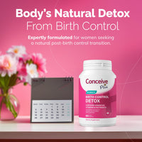 Thumbnail for CONCEIVE PLUS Fertility Detox After Birth Control - Prenatal Vitamins for Women Trying to Conceive, Antioxidants, Folic Acid, 60 Capsules, 30 Day Program