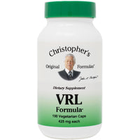 Thumbnail for Christopher's Original Formulas VRL Formula, Natural Immune Support, 100 Vegetarian Capsules