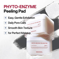 Thumbnail for MEDIHEAL Toner Pads [Phyto Enzyme] - Exfoliating Peeling Pad with LHA & Papaya Enzyme - Pore Tightening & Sebum Control - Vegan Micro Embossed Non-Sensitive Pad (90 Count)