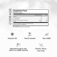 Thumbnail for Codeage Vitamin D3 Gummy Vitamins, Vitamin D3 5000 IU Gummies Cholecalciferol 125 mcg, Soft Pectin-Based, Animal Gelatin-Free Gummy, Gummies Vitamins, Tasty Strawberry, Non-GMO - 2-Pack