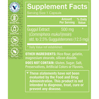 Thumbnail for The Vitamin Shoppe Guggulipids Extract 500MG (2.5% Guggulsterones), Supports Cholesterol Already Within The Normal Range & Heart Health (100 Capsules)