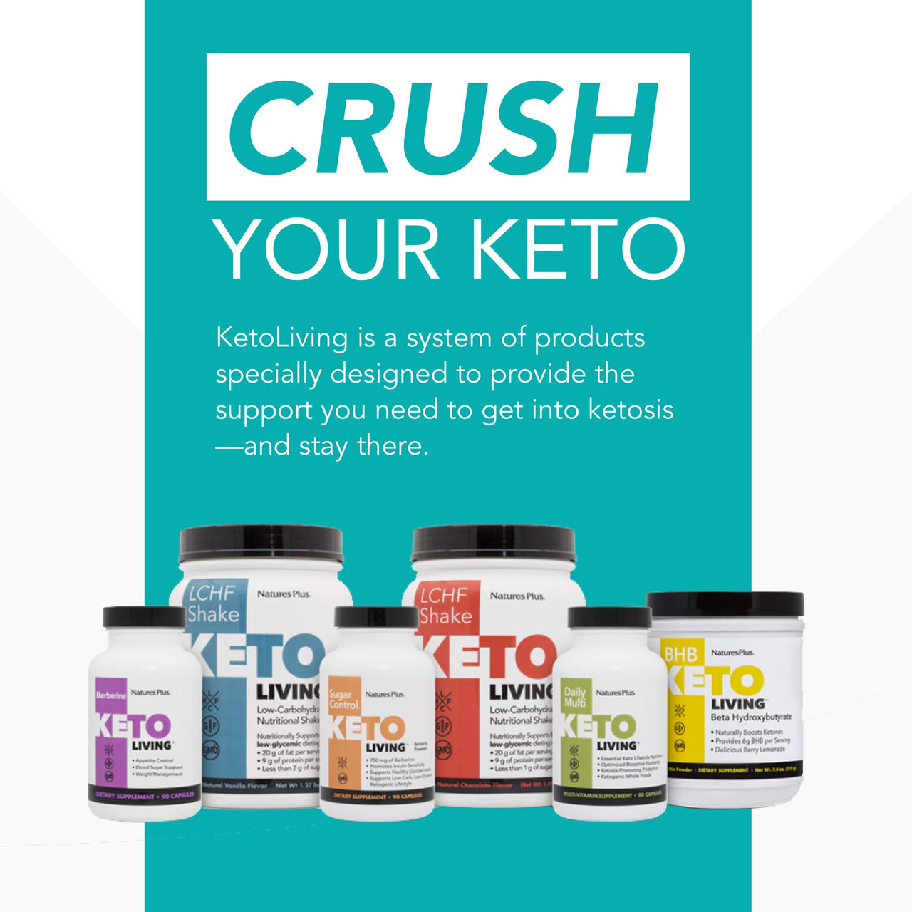 NaturesPlus KetoLiving Natural Collagen, Unflavored - 1.36 lb Tub - Ketogenic Protein Powder - Supports Immune & Gut Health, Joint Mobility & Hair, Skin & Nails - Gluten-Free, Non-GMO - 28 Servings