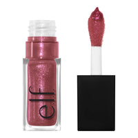 Thumbnail for e.l.f. Glow Reviver Lip Oil, Nourishing and Hydrating with High-Shine Glimmer Finish & Sheer Wash Of Color, Minty Scent, Non-Sticky, Vegan & Cruelty-free, Divine Wine