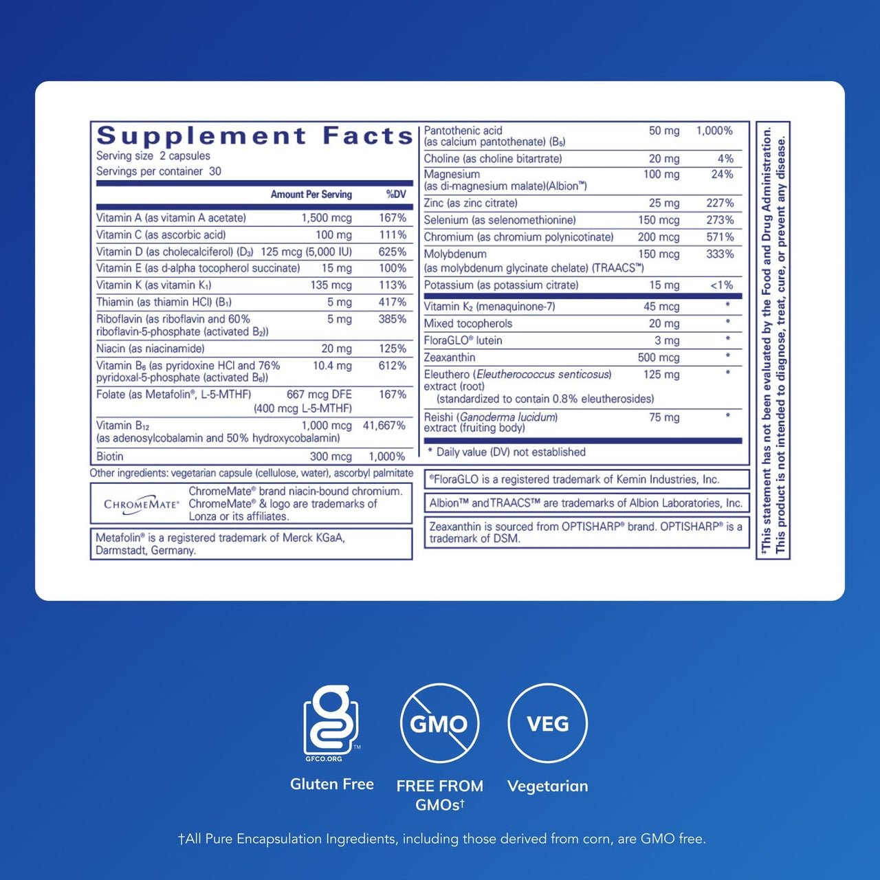 Pure Encapsulations PureResponse Multivitamin | Support for Immune Balance and Responsiveness* | 60 Capsules