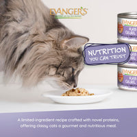 Thumbnail for Evanger's Super Rabbit & Quail Dinner for Cats – 24 Count, 5.5 oz Each – Grain & Gluten Free Wet Cat Food – Limited Ingredient Diet with Novel Proteins – Loaf Style