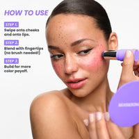 Thumbnail for Wonderskin Cream Blush Stick pH-Activated - pHlush Stick Multi-Use, Blush for Cheeks and Lips, Cooling Nourishing Color-Adjusting Makeup