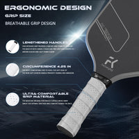 Thumbnail for Pickleball Paddles T700 Carbon Fiber Pickleball Paddles Set of 1 and 2 16mm Pickle Ball Rackets 1 and 2 Pack