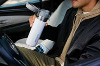 Thumbnail for Stanley Quick Flip GO Water Bottle 24 oz | Push Button Lid | Leakproof and Packable for Travel and Sports | Insulated Stainless Steel | BPA-Free | Frost