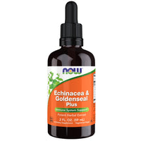 Thumbnail for NOW Foods Supplements, Echinacea & Goldenseal Plus with Dropper, Immune System Support*, 2-Ounce