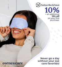 Thumbnail for CorneaCare Rest: Self Heating Warm Compress for Dry Eyes | Heated Eye Mask for Fast Relief | Steam Mask for Stye Care | No Microwave or Washcloth Needed | Travel Ready Warm Compress | 30 Count