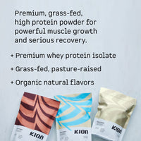 Thumbnail for Kion Clean Protein | Grass-Fed & Pasture-Raised Whey Isolate Protein Powder | Rich Chocolate | 30 Servings