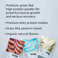 Thumbnail for Kion Clean Protein | Grass-Fed & Pasture-Raised Whey Isolate Protein Powder | Rich Chocolate | 30 Servings