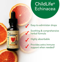 Thumbnail for CHILDLIFE ESSENTIALS Echinacea for Kids - Kids Echinacea Drops, Liquid Tincture, Alcohol Free Supplement for Babies, Toddlers, Children - Natural Orange, 1 Fl Oz (Pack of 1)