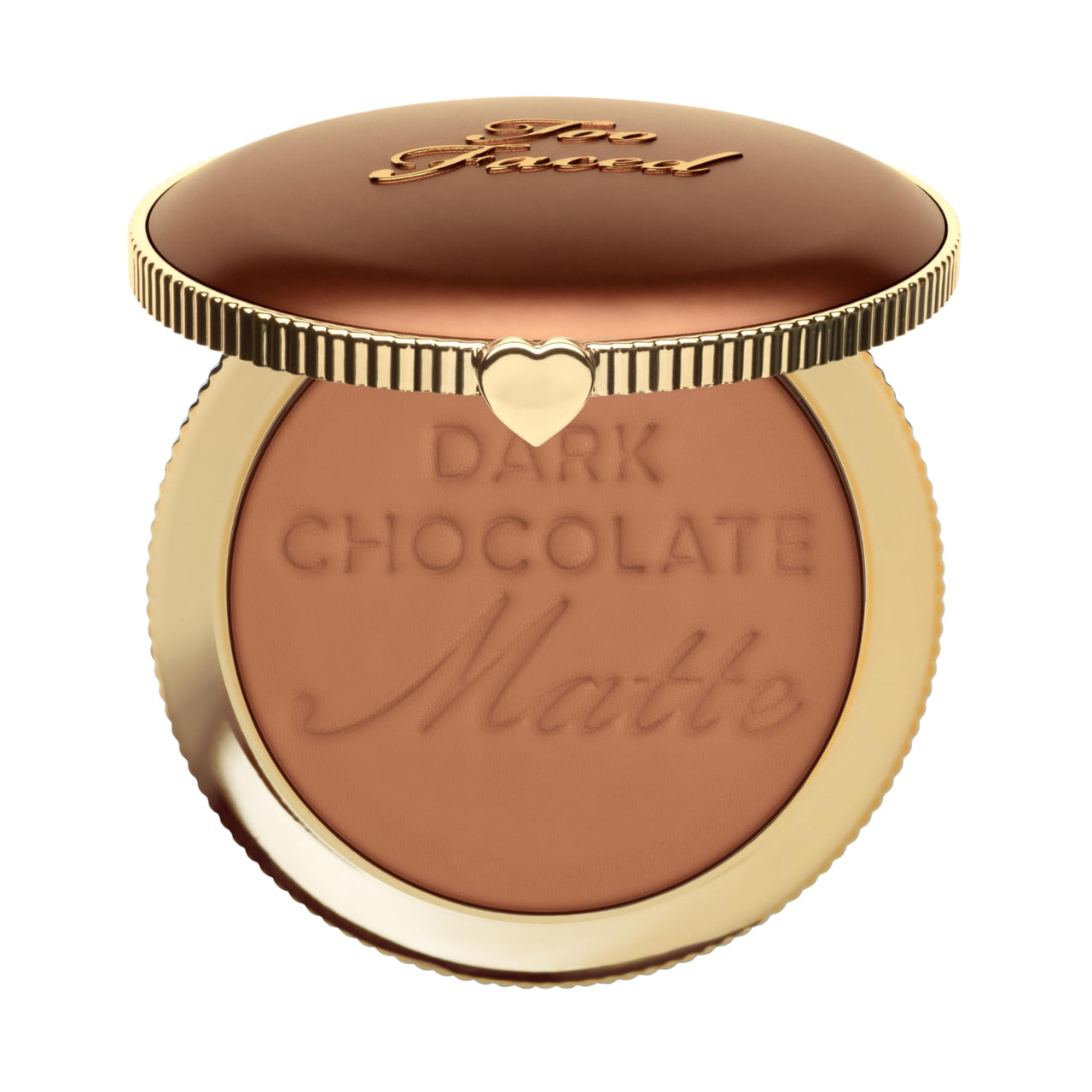 Too Faced Chocolate Soleil Matte Bronzer | Long Lasting + Cruelty Free with a Matte Finish, 0.28 Ounce, Dark Chocolate