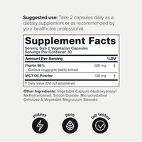 Thumbnail for Toniiq Ultra High Purity Fisetin 500mg - 98%+ Higly Purified & Bioavailable Fisetin Supplement with MCT Oil for Absorption - Third-Party Tested Senolytic Supplements for Aging Support - 60 Capsules