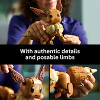 Thumbnail for LEGO Pokémon Eevee - Collectible Building Set for Adults, Ages 18+ - Posable Pokémon Figure for Display - Desk, Bookshelf or Home Office Decor - Gift for Men & Women - 72151