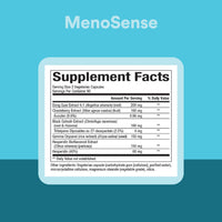 Thumbnail for Natural Factors WomenSense MenoSense - Dietary Supplement with Black Cohosh, Chasteberry & Dong Quai - Menopause & Perimenopause Support Supplement - 180 Vegetarian Capsules (90 Servings)