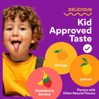 Thumbnail for SmartyPants Toddler Multivitamin Gummies, Omega 3 (DHA/EPA), Vitamins D3, C, Vitamin B12, B6, A, K & Zinc, Biotin, Gluten Free, Three Fruit Flavors, 60 Count (30 Day Supply)