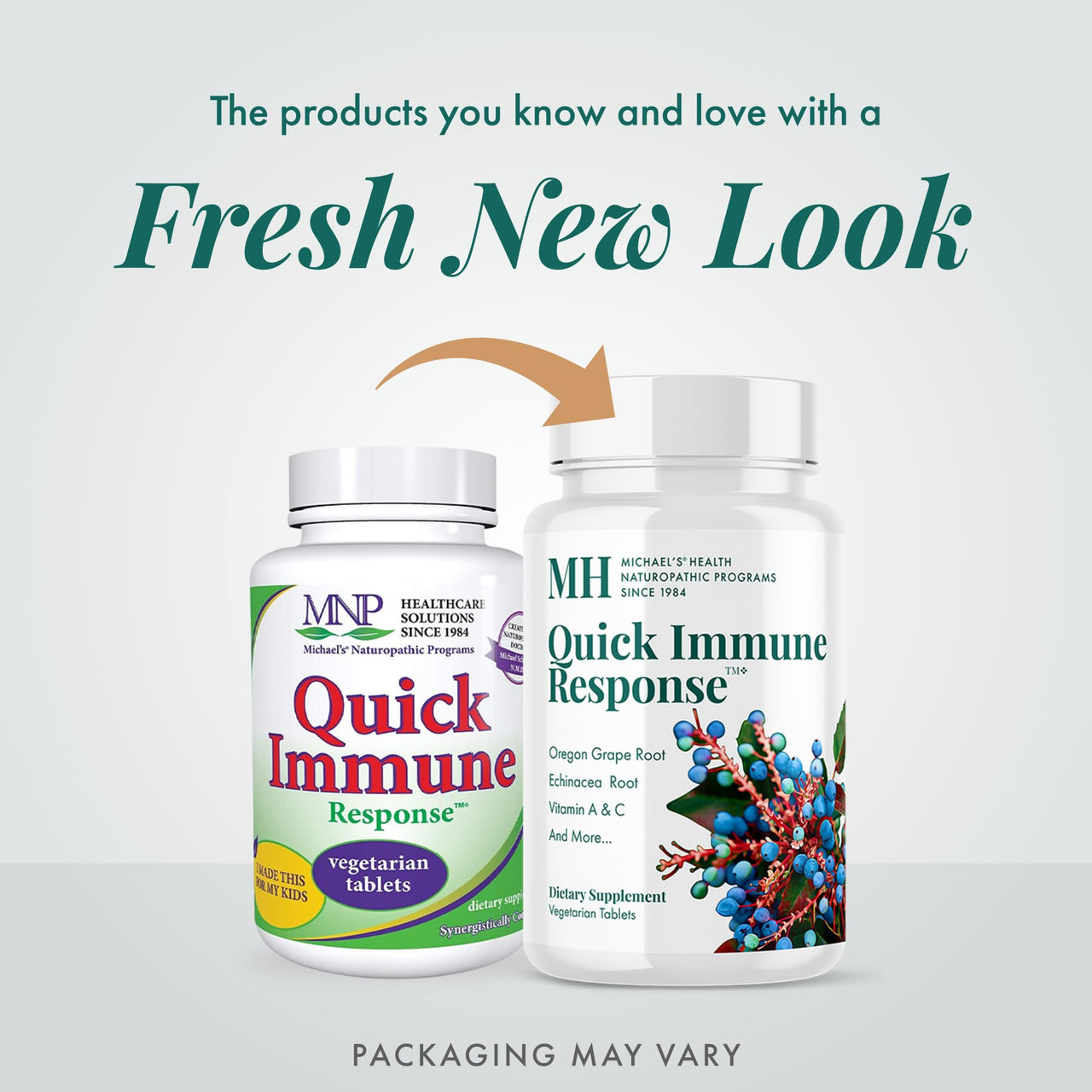 Michael's Health Naturopathic Programs Quick Immune Response - 90 Vegetarian Tablets - Immune System Support - With Vitamin A, Vitamin C & Zinc - 30 Servings