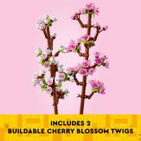 Thumbnail for LEGO Cherry Blossom Building Toy for Kids, Girls & Boys, Ages 8+ - Artificial Cherry Blossom Decor for Home & Display - Creative Gift Idea for Plant & Flower Lovers - 40725