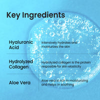 Thumbnail for coxir ULTRA HYALURONIC ACID SERUM [50ml/1.69 fl.oz.] | 40% of Hyaluronic acid, Collagen, Cica, Vitamin B5 | Lightweight Daily serum | Hydrating, Smoothing, Calming, Moisturizing