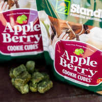 Thumbnail for Standlee Apple Berry Cookie Cubes, Forage Based Horse Treat, 5lb