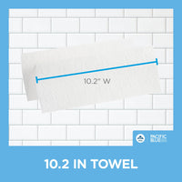 Thumbnail for Pacific Blue Ultra Big Z-Fold Paper Towels by GP PRO (Georgia-Pacific), White, 20887, 220 Paper Towels Per Pack, 10 Packs Per Case (2200 Total), 10.20'' x 10.80