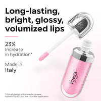 Thumbnail for Kiko Milano 3D Hydra Lip Gloss – High Shine, Hydrating, Plumping, Non-Sticky, Moisturizing Lip Makeup – 19 Cream Cashmere – 6.5ml