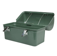 Thumbnail for Stanley Classic Lunch Box 10 qt | Vintage Metal Lunchbox | Durable Meal Container with Handle and Latch | Stores Food, Drinks, Thermos, Water Bottle | Hammertone Green