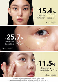 Thumbnail for SNP 125Da Collagen + 24K Gold Perfection Eye Patch | Nourishing Under Eye Patches for Wrinkles and Dark Spots | Under Masks for Puffy Eyes and Dark Circles | Korean Collagen Skincare | 60 Patches