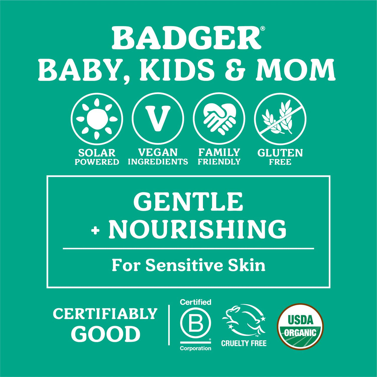 Badger Organic Pregnant Belly Oil - Jojoba & Coconut - 4 oz.