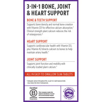 Thumbnail for New Chapter Calcium Supplement - Bone Strength Plant-Based USDA Organic Calcium with Magnesium, Vitamin D3+K2, for Bone Health & Joint Mobility, Heart Support, 905 mg dose - 270 Slim Tablets