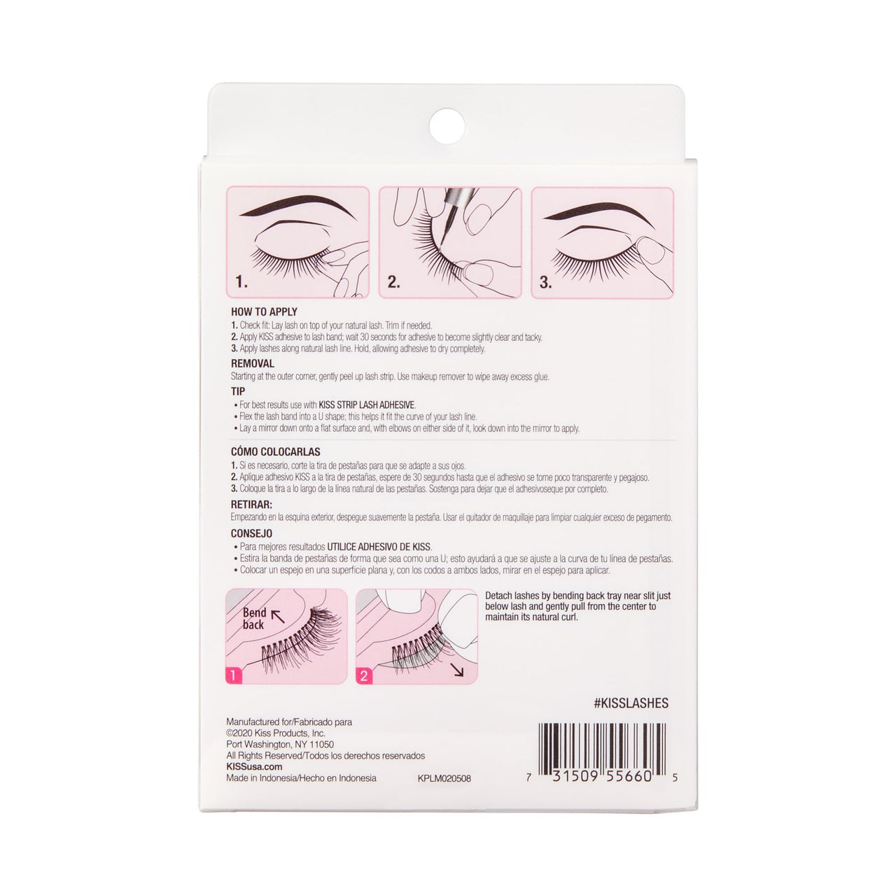 KISS So Wispy, False Eyelashes, '', 12mm, Includes 5 Pairs Of Lashes, Easy to Apply, Reusable Lash Clusters