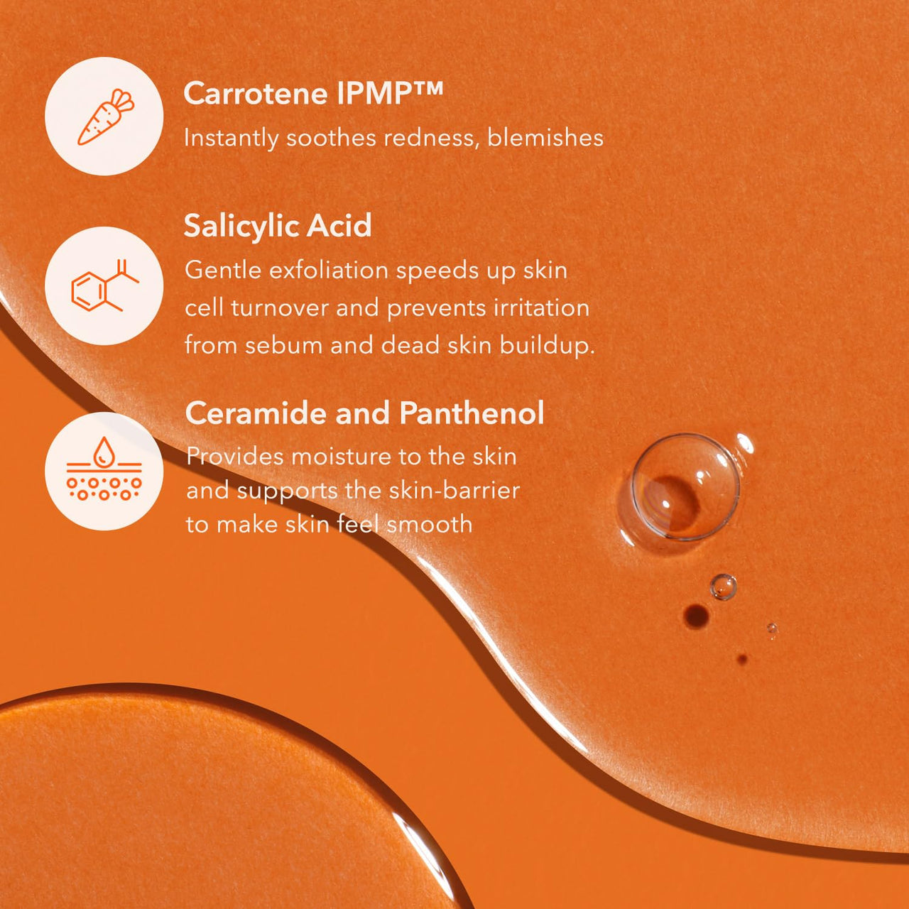APRILSKIN Carrotene IPMP™ Exfoliating Body Wash | Salicylic Acid Body Wash Improve Rough & Bumpy Skin, Body Acne, Keratosis Pilaris with Niacinamide & Ceramides | Vegan & Cruelty-free | 10.14 fl.oz