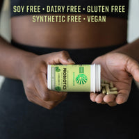 Thumbnail for Sunwarrior Probiotics Soil-based Vegan Capsules | 10 billion CFU for Digestion Soy Free Gluten Free Dairy Free | 30 CT