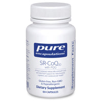 Thumbnail for Pure Encapsulations SR-CoQ10 with PQQ - Heart Health Support* - Sustained Release Technology - Antioxidants Supplement - Gluten Free, Vegetarian & Non-GMO - 60 Capsules